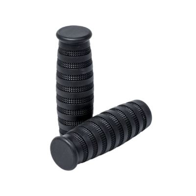Gripy STREET VINTAGE 22mm bez uchycení lanek, černá (2ks)